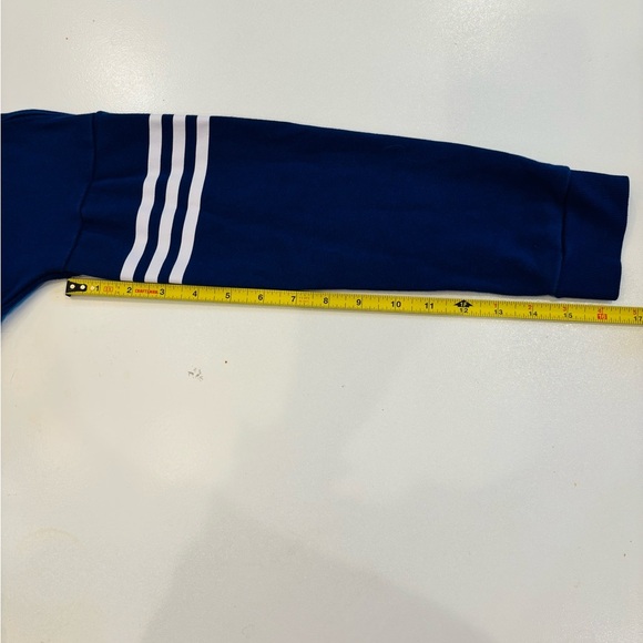 Adidas Royal Blue Crewneck with White Accents Extra Small Mint condition - Picture 5 of 7